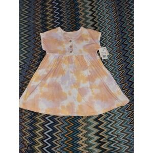 NWT Orange Tie-dye dress 5T
